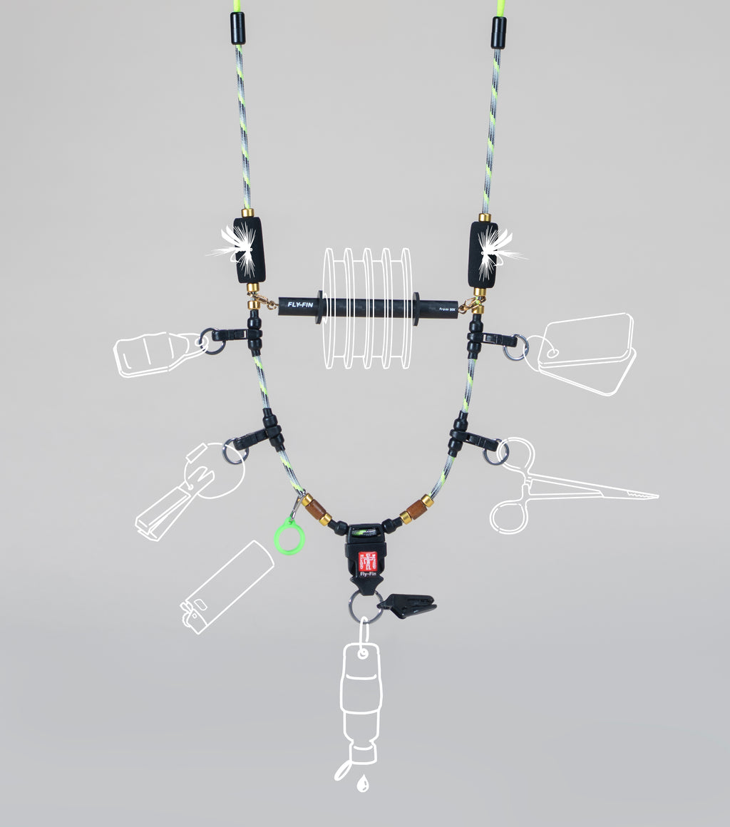 Fly Fishing Lanyard Green