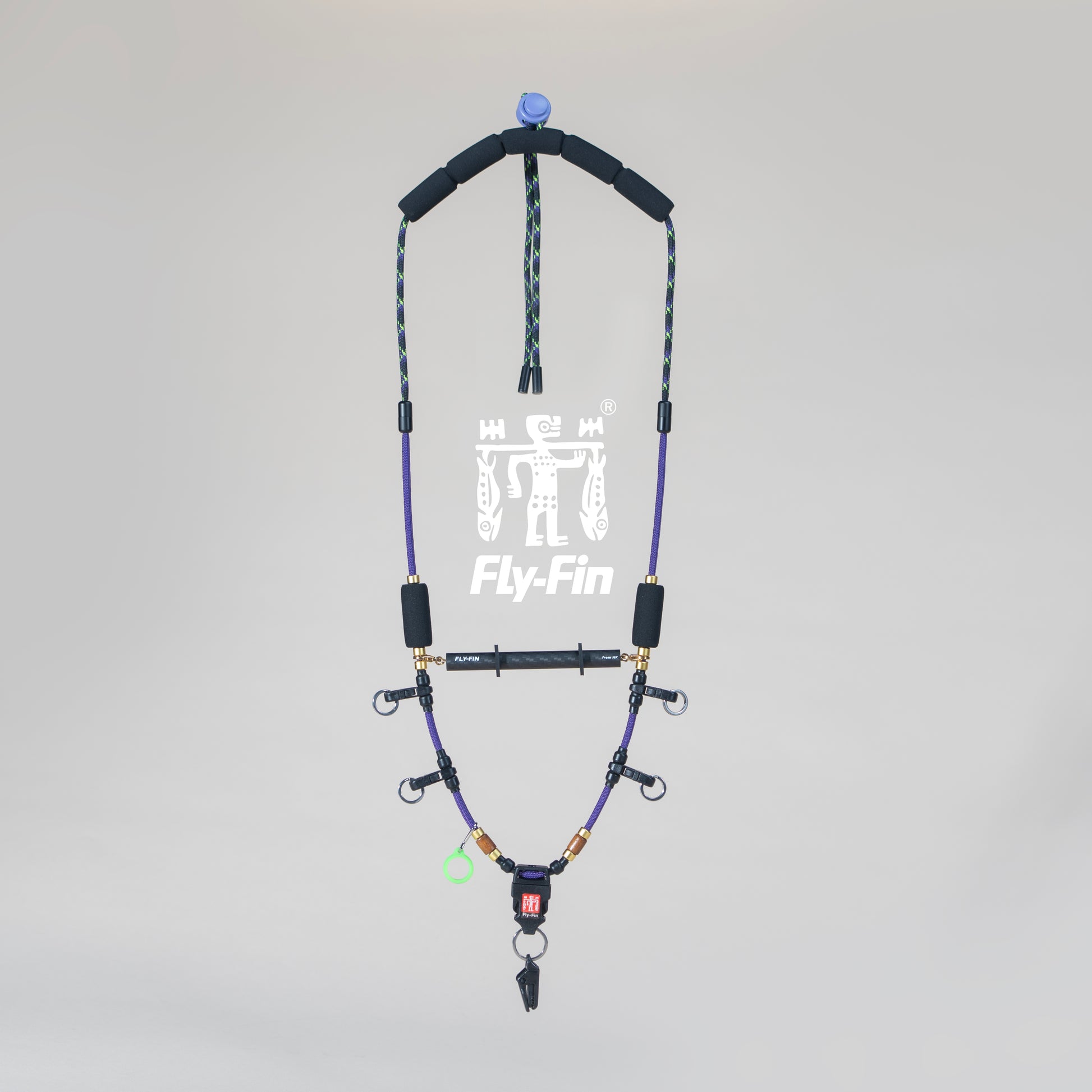 Fly Fishing Lanyard Purple